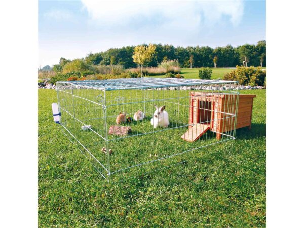 Trixie natura Freilaufgehege mit Abdeckung 144×58×116cm