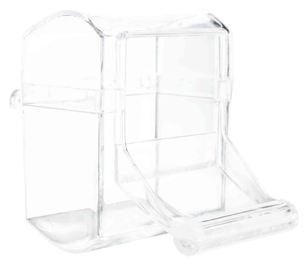 Trixie Futternapf mit Landeplatz, Kunststoff, 70 ml/ 7×7 cm, transparent