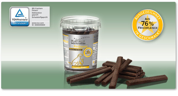 Platinum Fit Sticks Chicken + Rabbit 300g