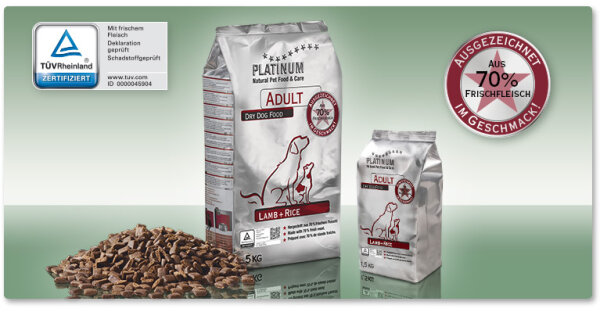 Platinum Lamm und Reis 5 kg