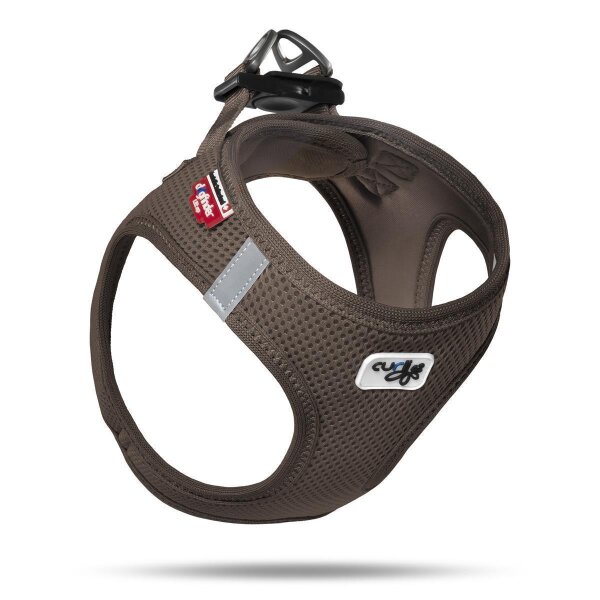 Curli Brustgeschirr Vest Air-Mesh brown XXXS