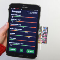 JBL Pro Scan Wasseranalyse über Smartphone