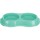 Trixie Kunststoffnapf, Katze, leicht 2x0,2l Ø 11cm/26 x 4 x 14cm,diverse Farben