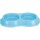 Trixie Kunststoffnapf, Katze, leicht 2x0,2l Ø 11cm/26 x 4 x 14cm,diverse Farben