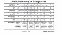 anny-x Brustgeschirr Fun oliv/braun S