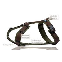 anny-x Brustgeschirr Fun oliv/braun S