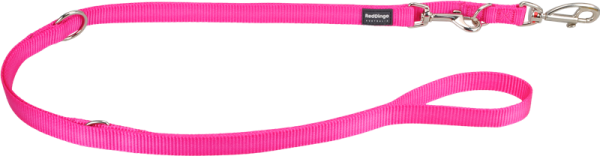 Red Dingo verstellbare Führleine Hot Pink S