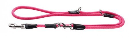 Hunter verstellbare Führleine Freestyle 10/200 Tau Neon Pink