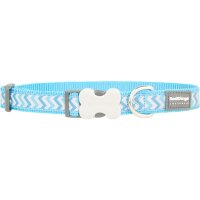 Red Dingo Halsband Reflective Ziggy Türkis L