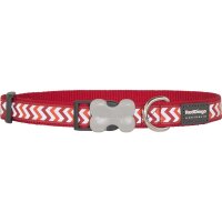 Red Dingo Halsband Reflective Ziggy Red L