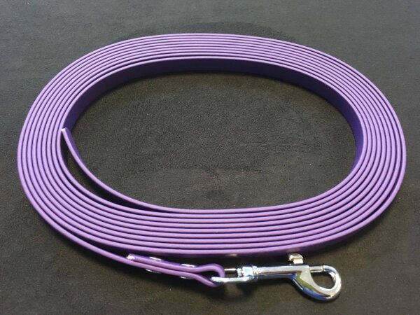 Mystique Schleppleine Biothane violett 5m x 13mm ohne Handschlaufe