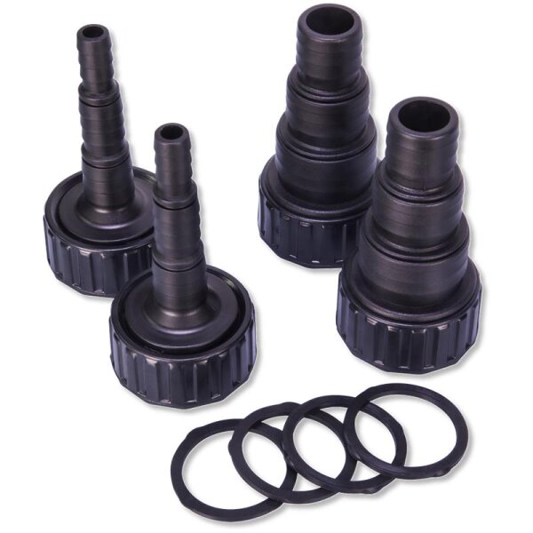 JBL ProCristal UV-C Schlauchanschluß Set 4 Stück inkl. 4x Dichtungen