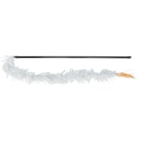 Trixie Spielangel mit Plüschband, diverse Farben, 48cm