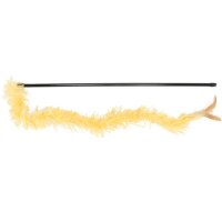 Trixie Spielangel mit Plüschband, diverse Farben, 48cm