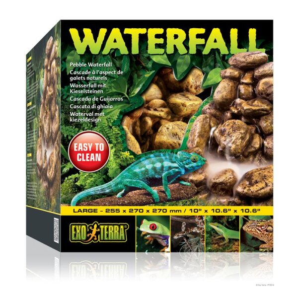 Exo Terra Wasserfall Kiesel groß inkl. Pumpe (25,5x27x27cm)