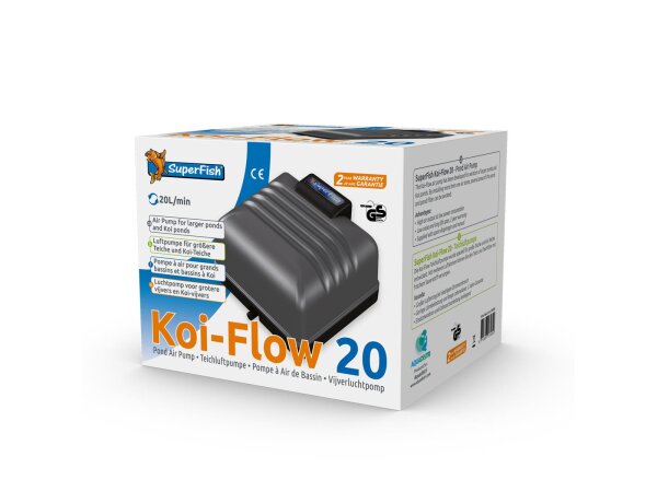 Superfish Koi Flow 20 Professional Belüftungsset 15 Watt, 1200 l/h