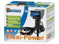 Superfish Flexi- Power, Gartensteckdose 8m mit Kabel