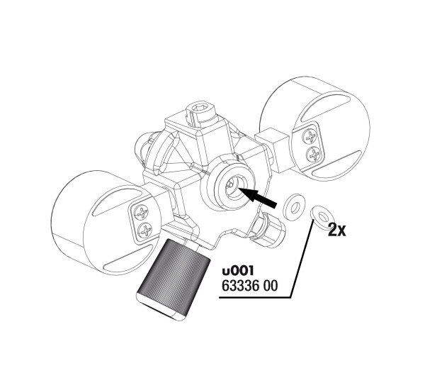 JBL PROFlora Co2 Flachdichtung für U (2 Stück) bis Charge < 153009 (alt)