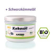 Anibio Kokosöl BIO + Schwarzkümmelöl 400ml