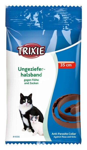 Trixie Ungeziefer- Halsband gegen Flöhe und Zecken  für Katzen, 35 cm