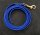 Mystique Biothane Hundeleine (Messing), beta blau 2m X 13mm (ohne Handschlaufe)