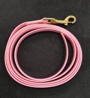 Mystique Biothane Hundeleine (Messing), beta pastellpink...