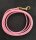 Mystique Biothane Hundeleine (Messing), beta pastellpink 2m X 13mm (ohne Handschlaufe)