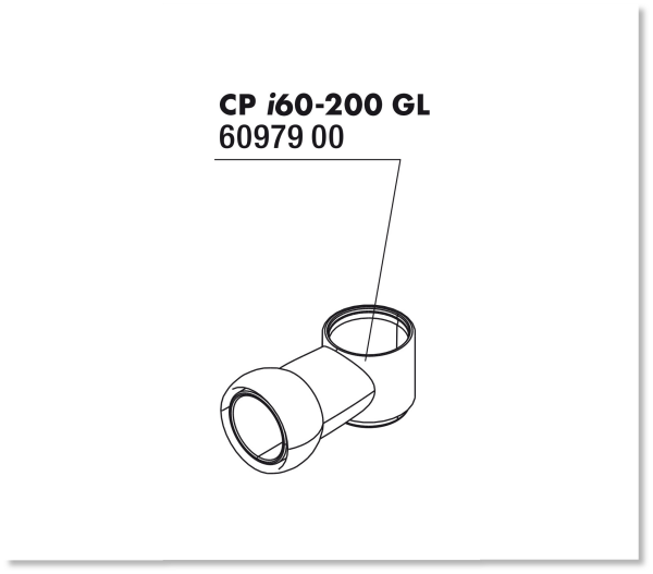 JBL Wasserauslaufrohr CristalProfi i60- i200 greenline