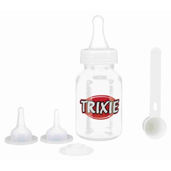 Trixie Saugflaschen-Set,120 ml, transparent / weiß