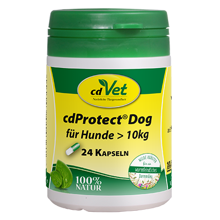 cdVet cdProtect Dog für Hunde > 10kg, 24 Kapseln