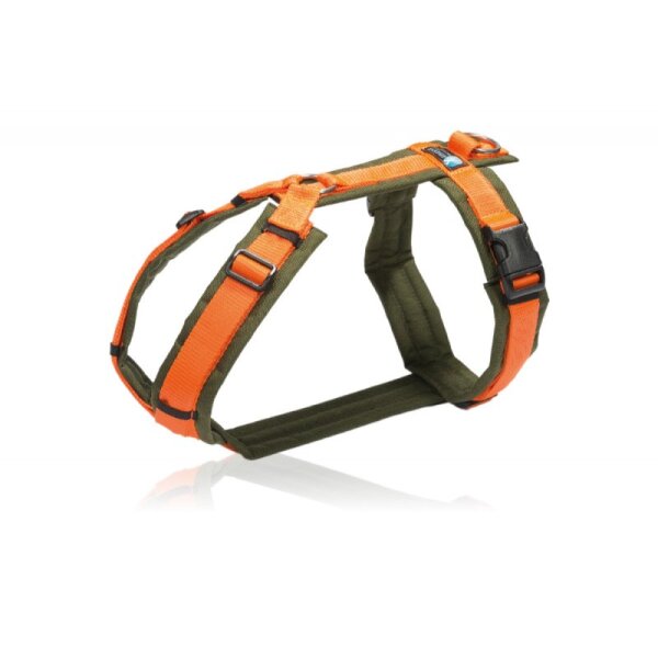 anny-x Brustgeschirr Fun oliv/orange XXS