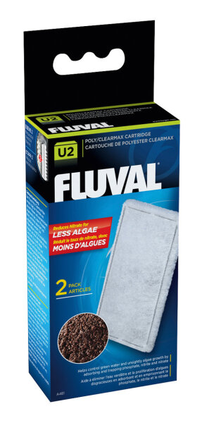 Fluval Filtereinsatz Poly/ Clearmax "U2" 2 Stück