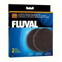 Fluval Schaumstoffeinsatz mit Aktivkohle 2 Stück...