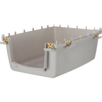 Transportbox Gulliver  5, M :58 x 60 x 79 cm, hellgrau/dunkelgrau