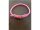 Jeggo Soft Rind Leder Halsband Viviana, Himbeere, 13mm/64cm