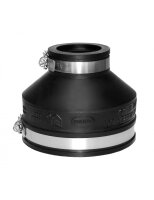 PVC- Reduziermuffe (flexibel) 110/63mm, Klemmbereich...
