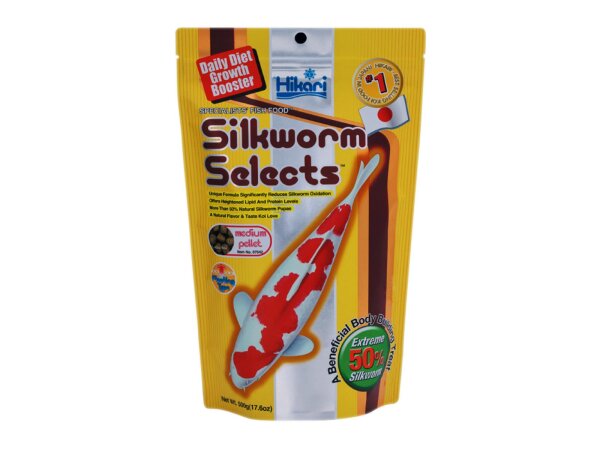 Hikari Silkworm select medium 500g