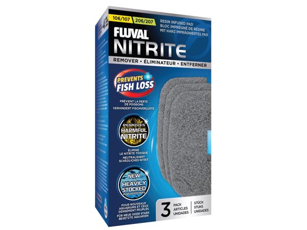 Fluval Nitrit Entferner 3er Set 106/107, 206/207