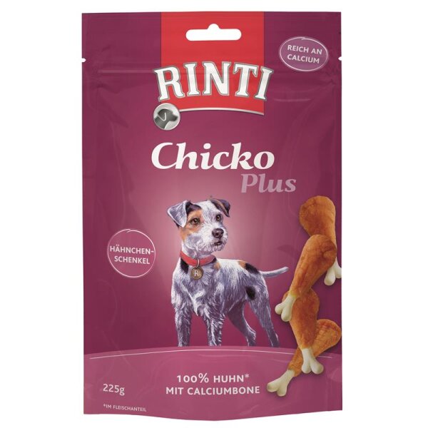 Rinti Chicko Plus Hähnchenschenkel mit Calciumbone 225g