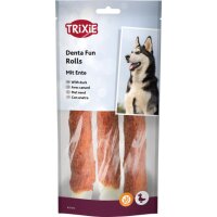 Trixie Denta Fun Duck Chewing Rolls,28 cm, 3 St./250g