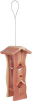Trixie natura Vogelfutterspender 600ml/ 12x29x14 cm, natur
