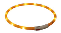 Trixie Flash Leuchtring, USB, Silikon, XS- XL, 70 cm/...