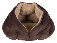Kuschelhöhle Malu, 47 x 27 x 41 cm, braun/hellbraun