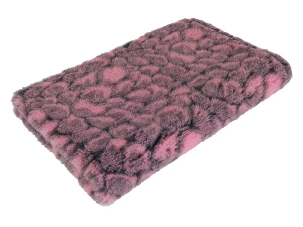 Original Englische Vet Bedding Premium 100x160cm ST03 Steinoptik pink
