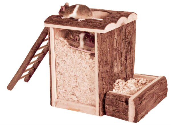 Trixie Natural Living Spiel- und Buddelturm 20×20×16 cm