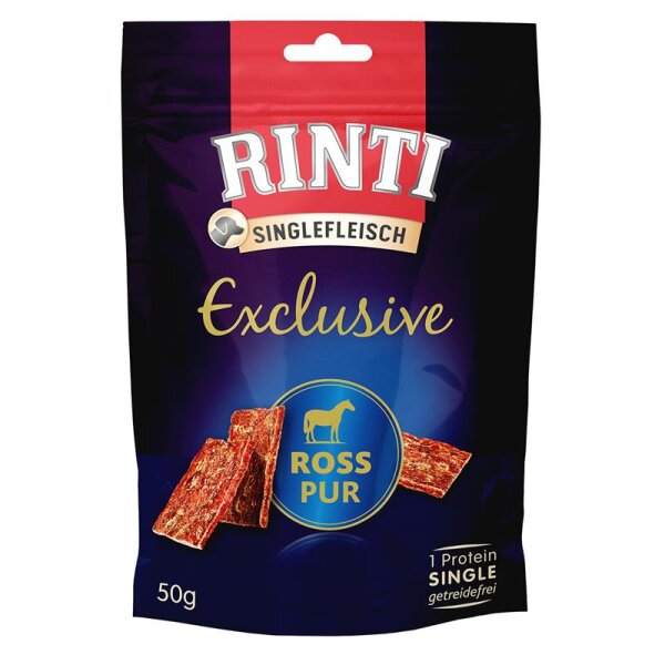 Rinti Singlefleisch Snack Ross pur 50g