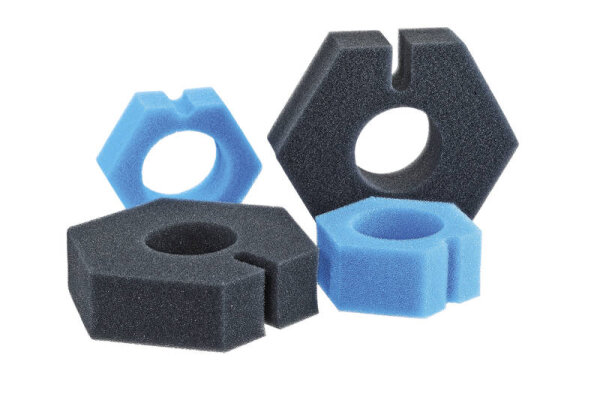 Oase Ersatzschwamm Set 2x blau 2x schwarz BioPress 6000/8000/10000/12000