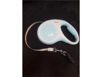 flexi New COMFORT, Gurt, M: 5m, hellblau