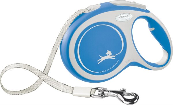 flexi New COMFORT, Gurt, M: 8m, blau
