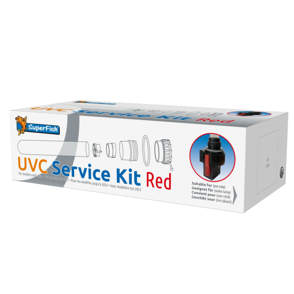 Superfish UV 7-9 Watt Ersatzteilset rot (<2023)